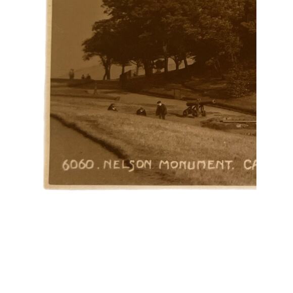 Antique Postcard Ephemera Early 1900s RPPC Scotland Judges LTD Nelson Monument - Picture 3 of 6